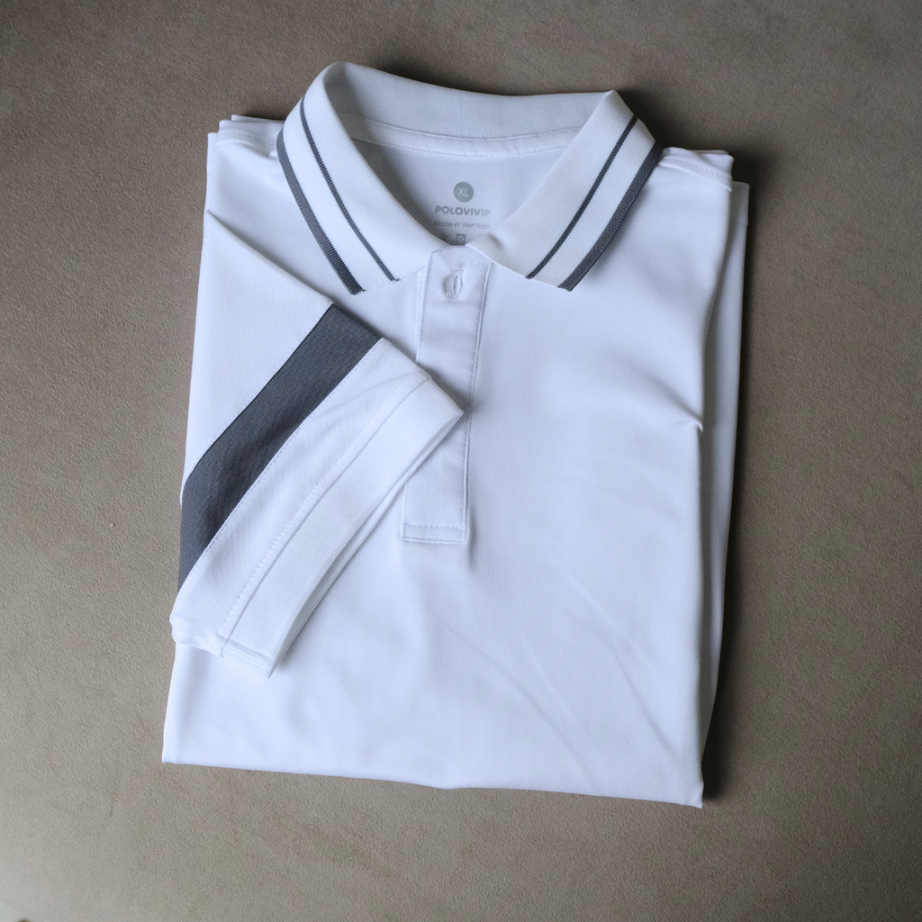 Áo Single Stripe Polo Nam Lịch Lãm A12