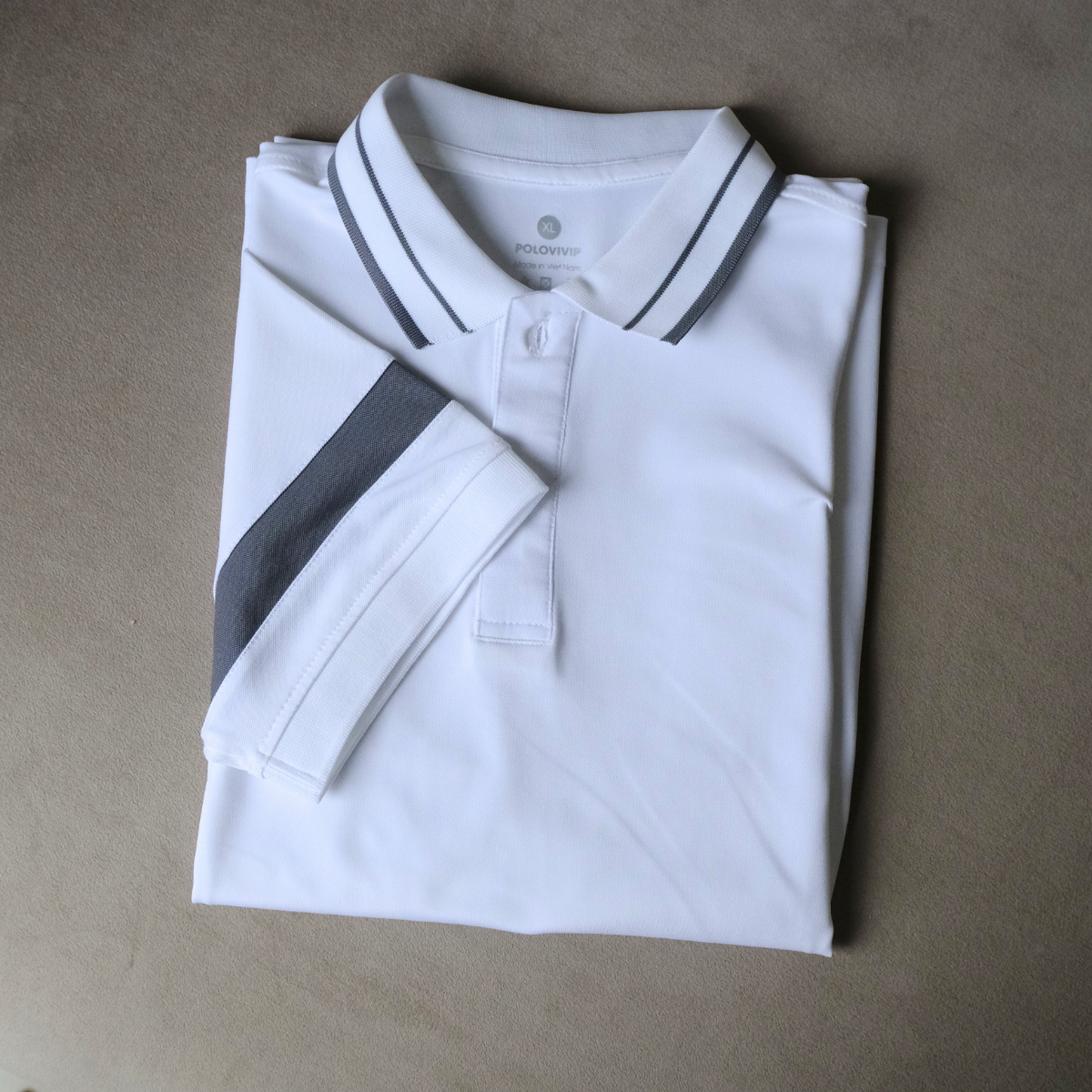 Áo Single Stripe Polo Nam Lịch Lãm A12