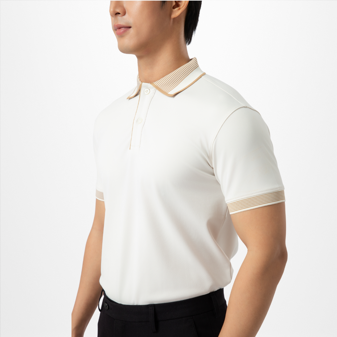 Áo Dual Stripe Polo Thanh Lịch A04