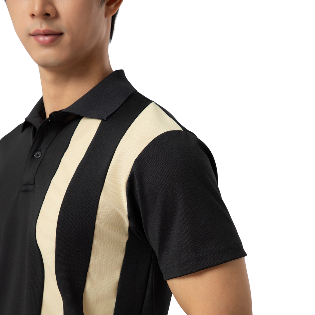 Áo Polo Nam Phối Sọc Cá Tính A32