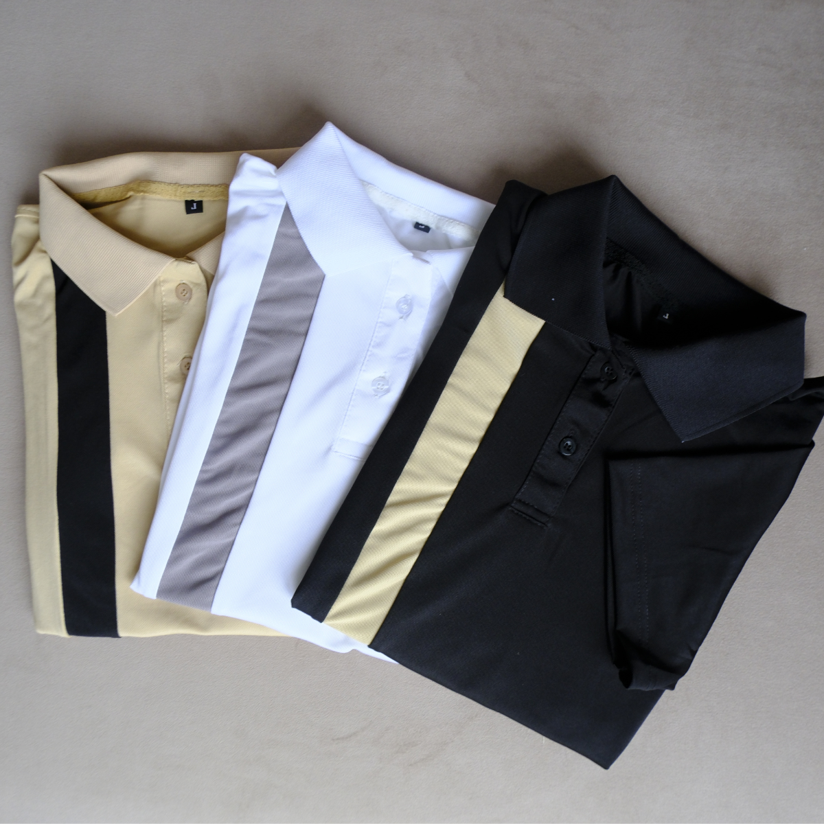 Áo Polo Nam Phối Sọc Cá Tính A32