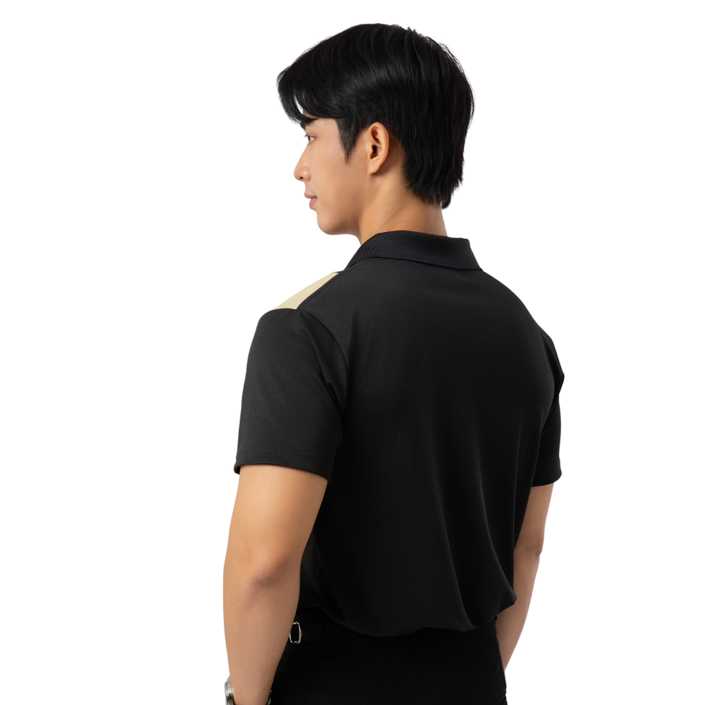 Áo Polo Nam Phối Sọc Cá Tính A32