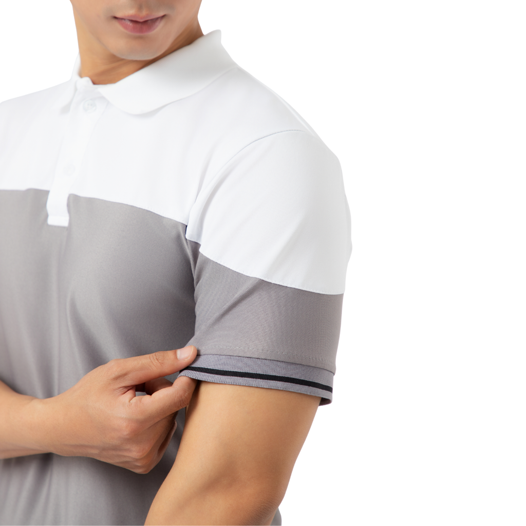 Áo Polo Nam Phối Màu Ngang Hiện Đại A36