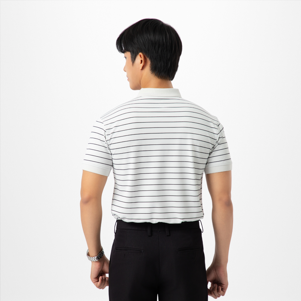 Áo Polo Nam Sọc Ngang Trẻ Trung A07