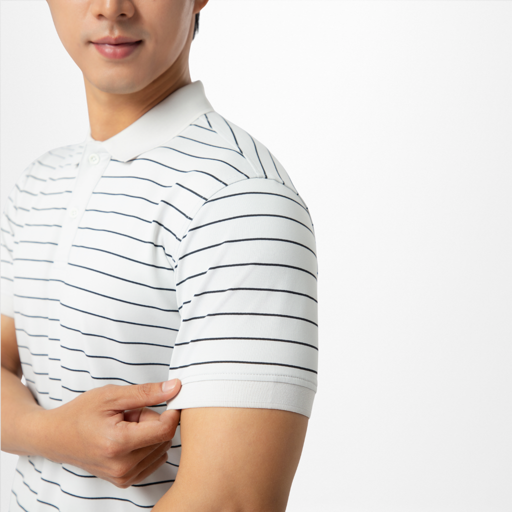 Áo Polo Nam Sọc Ngang Trẻ Trung A07