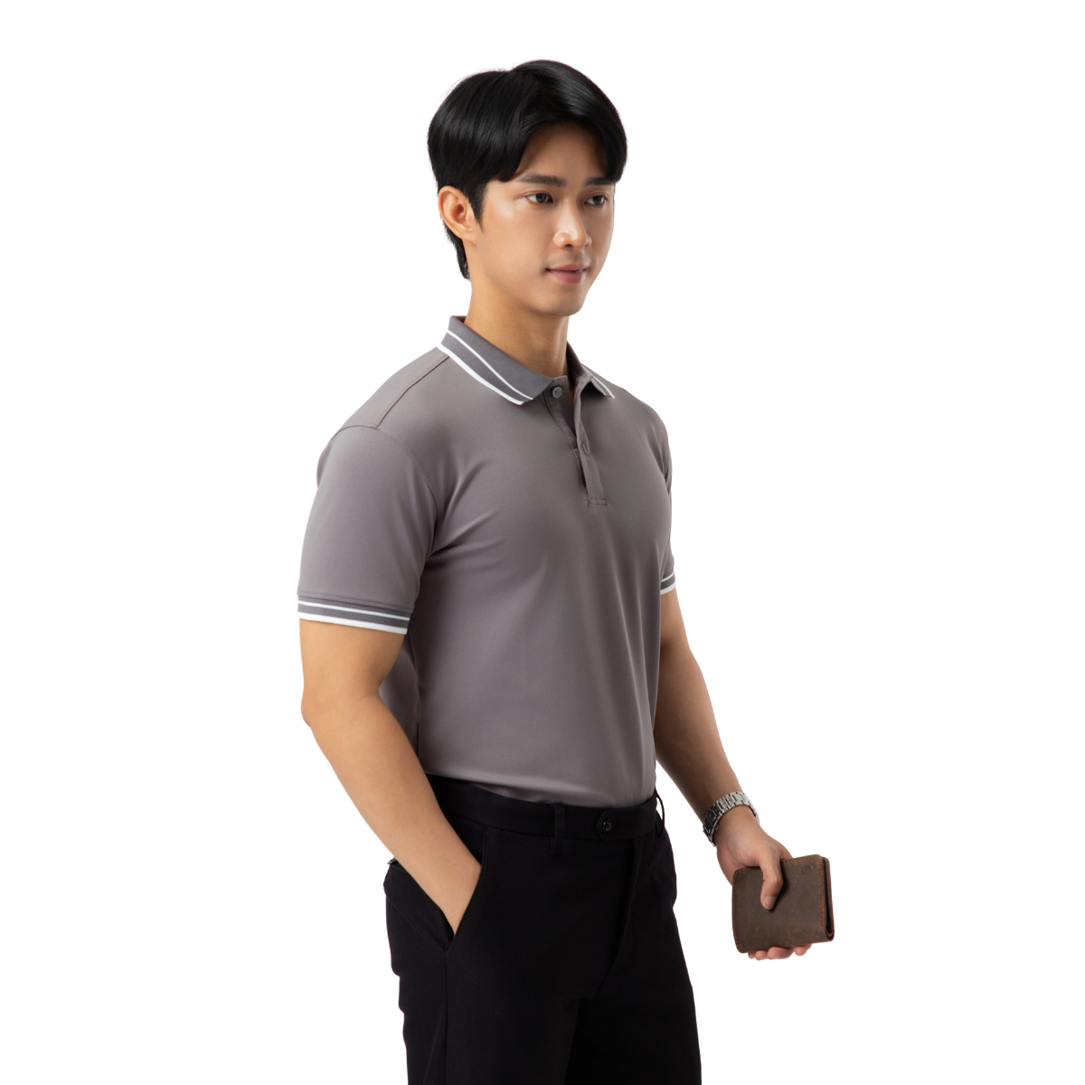 Áo Double Line Polo Trung Tính A09