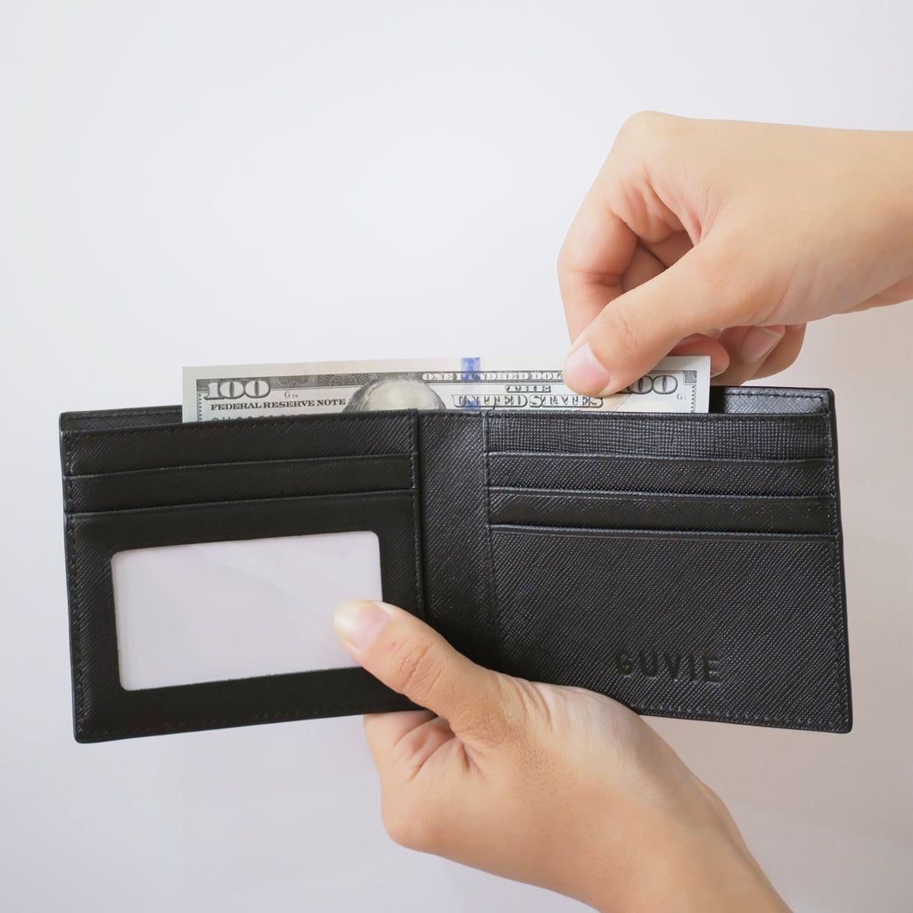 Ví Da Phối Sọc Ngang Saffiano [V05SOS]