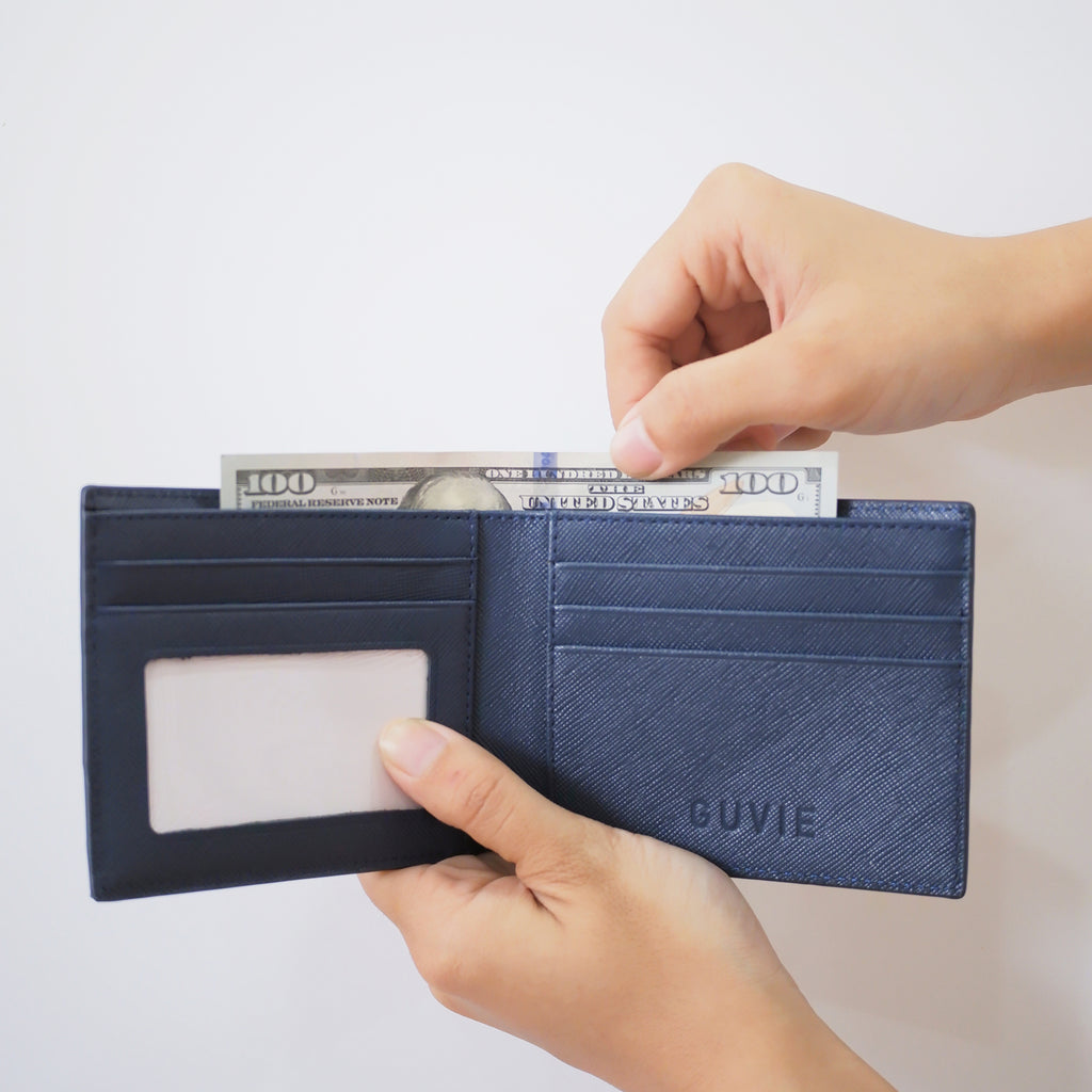 Ví Da Phối Sọc Ngang Saffiano [V05SOS]