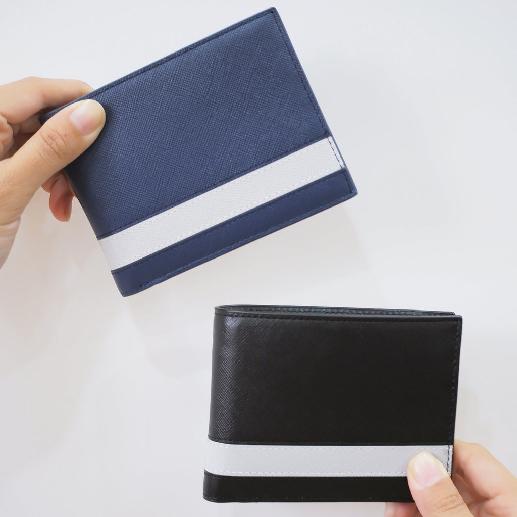 Ví Da Phối Sọc Ngang Saffiano [V05SOS]